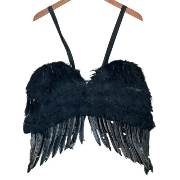 Costumes USA Wings Unisex O/S Black Cosplay Black Swan - Picture 9 of 9